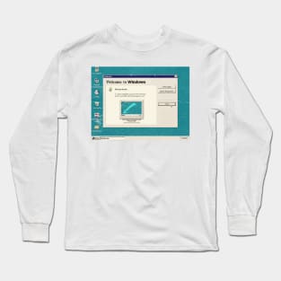 Windows 95 Dekstop Long Sleeve T-Shirt